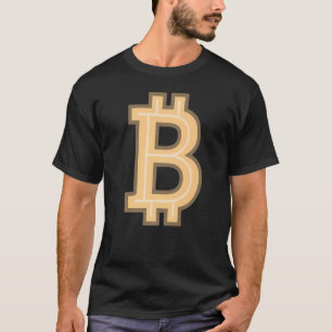 B alfabet letter Coin Money Cripto T-shirt