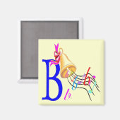 B - Alphabet Magnet (Recto/Verso)