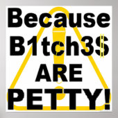 B.B.A.P. Caution Sign Poster (Voorkant)