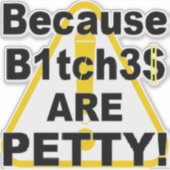 B.B.A.P.! Caution  Sticker (Voorkant)