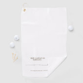 B&B Comfort Inn Resort Golfhanddoek (Insitu)