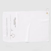 B&B Comfort Inn Resort Golfhanddoek (Horizontaal)