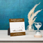 B&B Comfort Inn welkom Fotoplaat (Insitu)