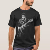 B.B King Playing Guitar Premium  T-shirt (Voorkant)