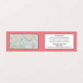 B&B-Logo, Bed & Breakfast-accommodatie Visitekaartjes (Binnenkant ongevouwen)