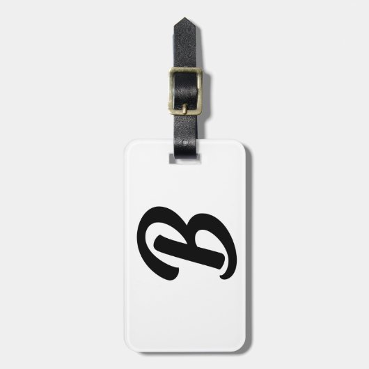 B BAGAGELABEL (Voorkant verticaal)