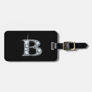 B Bagagelabel "Diamond Bling"