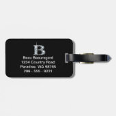 B Bagagelabel "Diamond Bling" (Achterkant horizontaal)