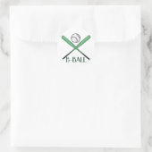 B-BAL RONDE STICKER (Tas)