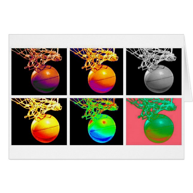 B-Ball Basketball Hoops Pop Art (Devant horizontal)