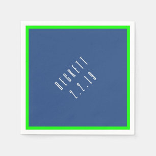 B Bar Mitzvah Napkin Servet