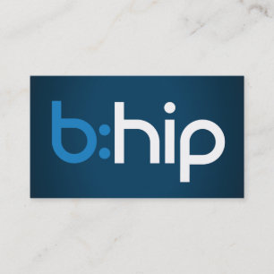 b : Bleu de carte de visite de distributeur de HIP