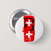 B+ Bloedtype Button (Voorkant /achterkant)