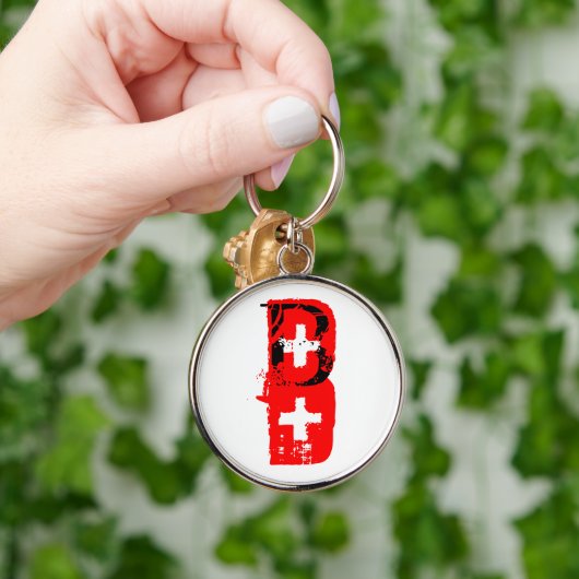 B+ Bloedtype Sleutelhanger (Hand)