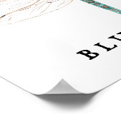 "B" Blue Darner Poster (Hoek)