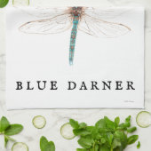 "B" Blue Darner Theedoek (Gevouwen)