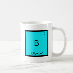 B - Bollywood Grappig Chemie Element Symbool T-shi Koffiemok
