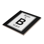 B - Boron Tegeltje (Zijkant)