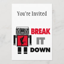 B Boy Boombox Robot breekt het neer