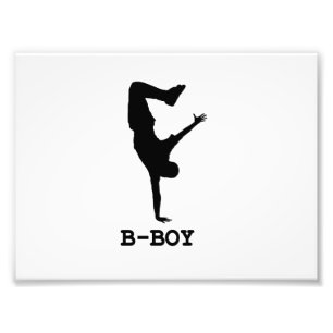 B Boy Foto Afdruk