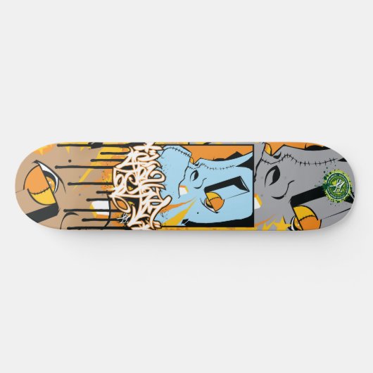 B-boy Frankenstein Gemini Skateboard2 Skateboard (Horizontaal)