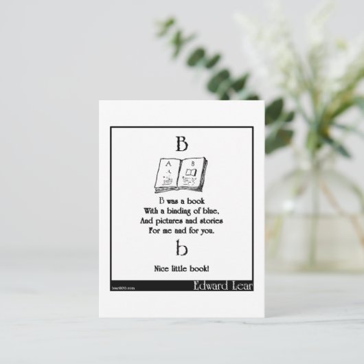 b briefkaart (Staand voorkant)