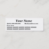 b-card17s mini visitekaartje (Achterkant)