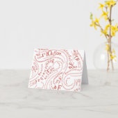 B Carte pour notes des mots (Fleur jaune)