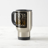 B "Celtic Black Stone" Monogram Travel Mugs Reisbeker (Voorkant links)