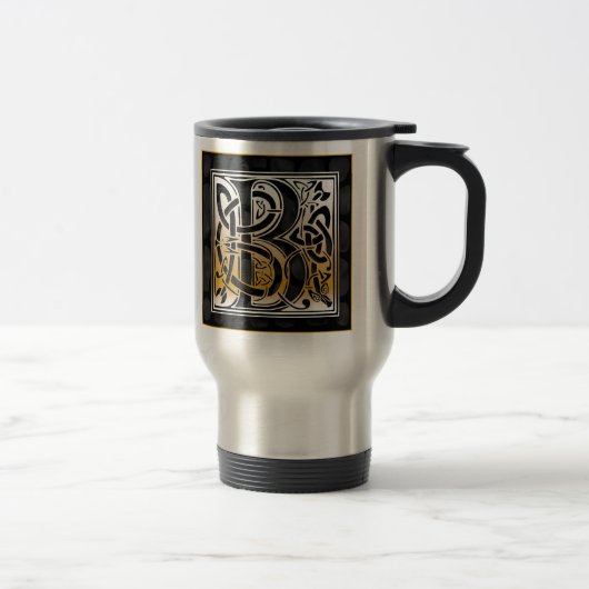 B "Celtic Black Stone" Monogram Travel Mugs Reisbeker (Rechts)