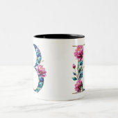 B Coffee Mok – Floral Design voor Gifting (Center)