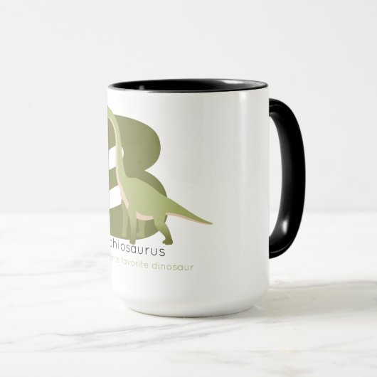 B comme Brachiosaurus Mug (Devant droit)