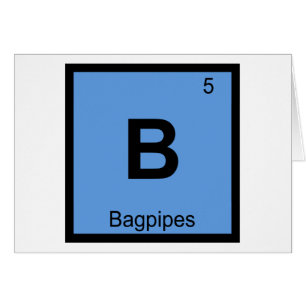 B - Cornemuse Musique Chimie Symbole du tableau pé