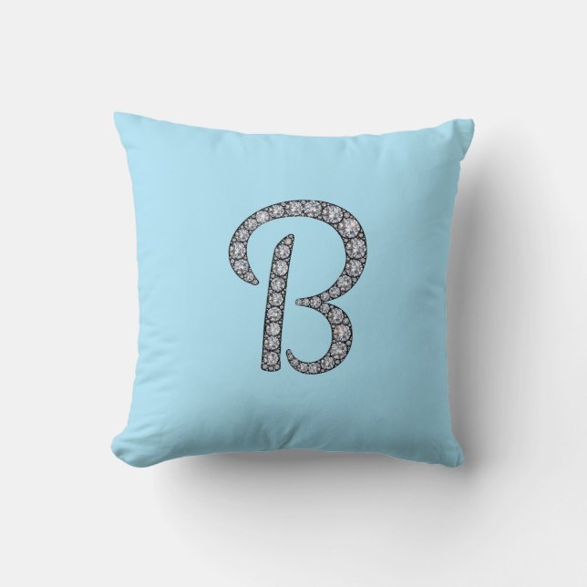B coussin bling monogramme (Recto)