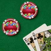 B Day Birthday Setup Poker Chips
