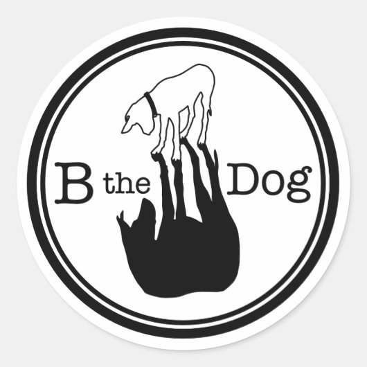 B De Hond - Sticker (Voorkant)