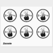 B De Hond - Sticker (Vel)