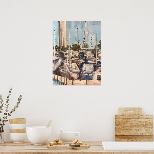 B Dock, in bay Poster (Keuken)