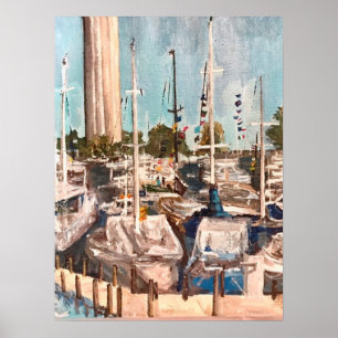 B Dock, in bay Poster