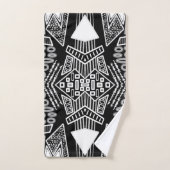 B- en W-Mode geïnspireerd patroon Bad Handdoek (Handdoek)