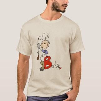 B est pour des T-shirts et des cadeaux de Baker