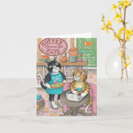 B et carte pour notes de T #40 (Fleur jaune)