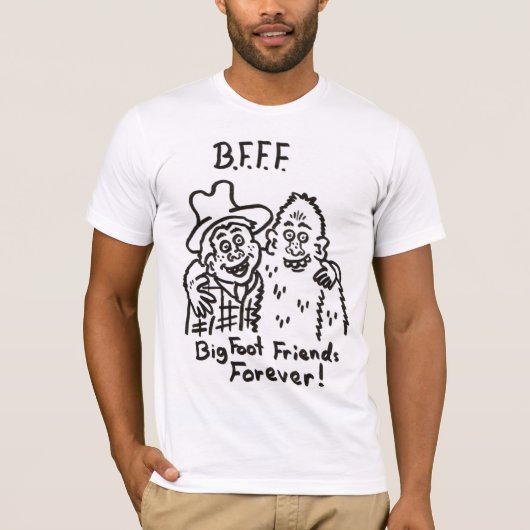 B.F.F.F. Grand de pied d'amis T-shirt pour (Devant)