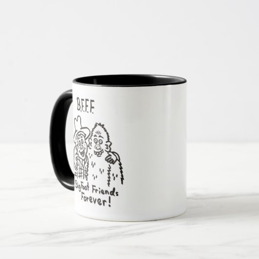 B.F.F.F. Grande de pied d'amis tasse de café pour (Devant gauche)