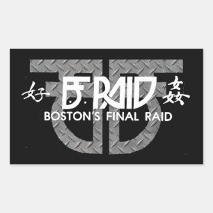 B.F. Raid (Boston's Final Raid) Stickers