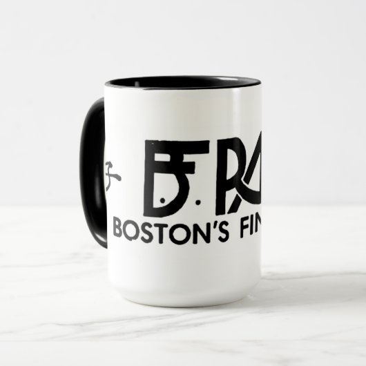 B.F. Raid (Boston's Final Raid), tasse à café (Devant gauche)