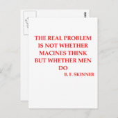 b f skinner quote briefkaart (Voorkant / Achterkant)