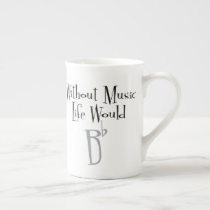 B Flat Bone China Mok