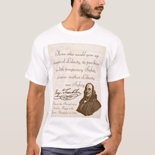 B. Franklin : Liberté et sécurité - le T-shirt #1