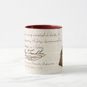 B. Franklin : Liberté et sécurité - tasse #2 (Centre)